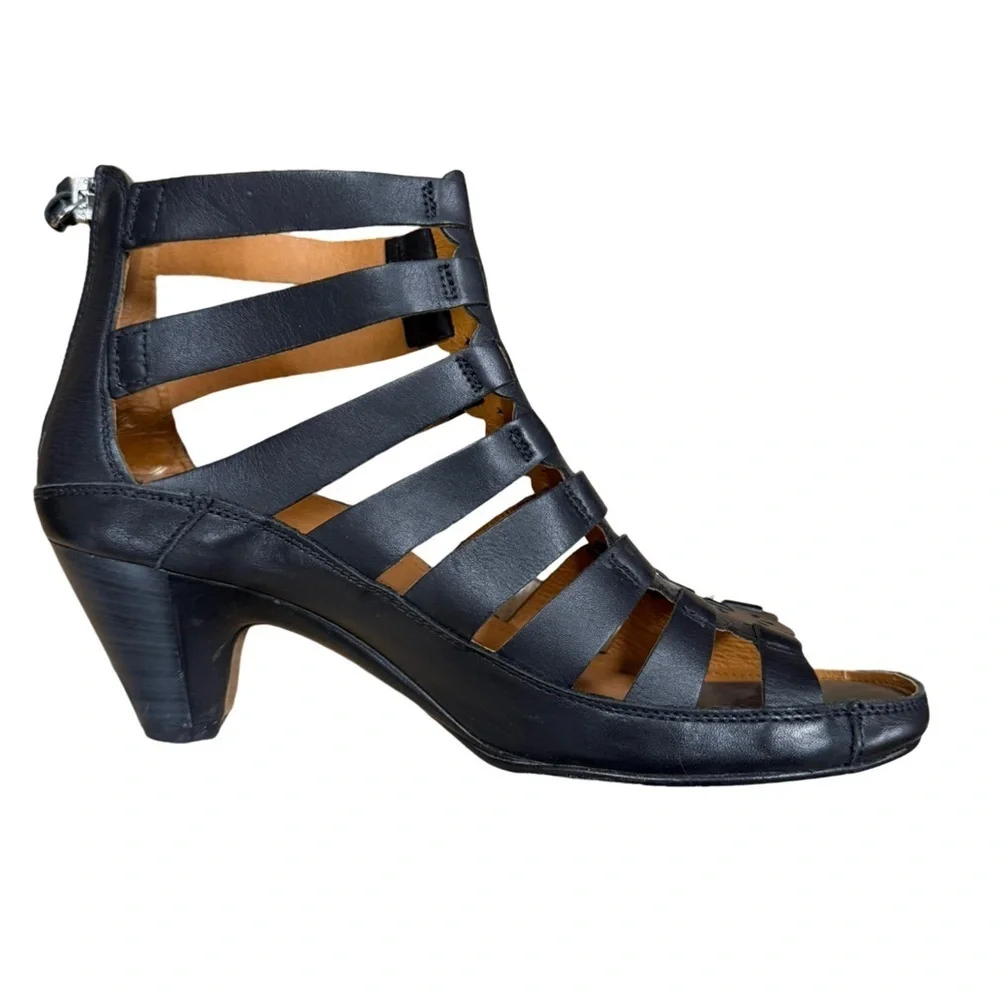 PIKOLINOS Java Caged Gladiator Sandal Black Size 8.5 / 39